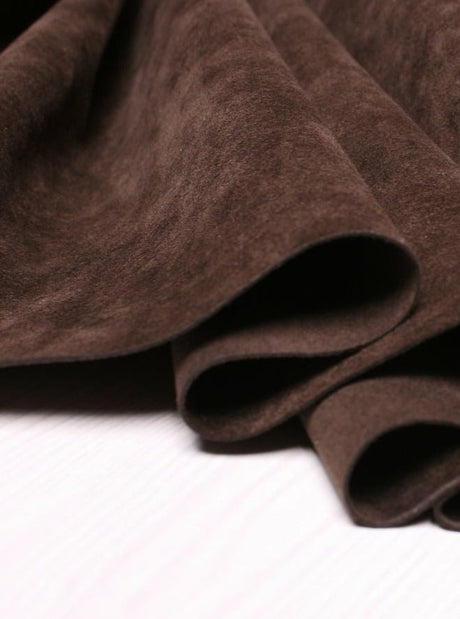 Chocolate Microsuede Faux Suede