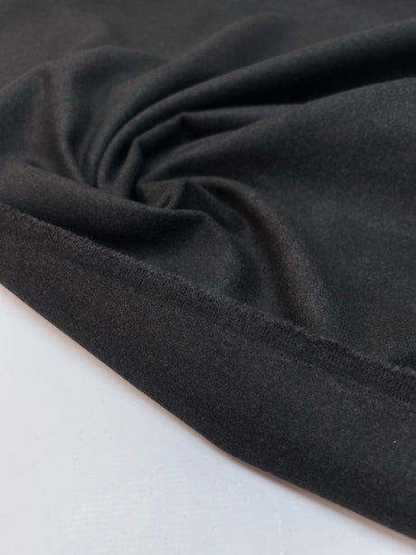 Wool Tweed Black Melange