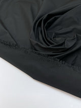 Black Rep Weave Polyester Fabric
