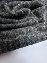 Wool Blend Jacquard Knit Gray Black