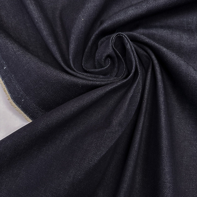 Cotton Denim Twill Blue Stretch