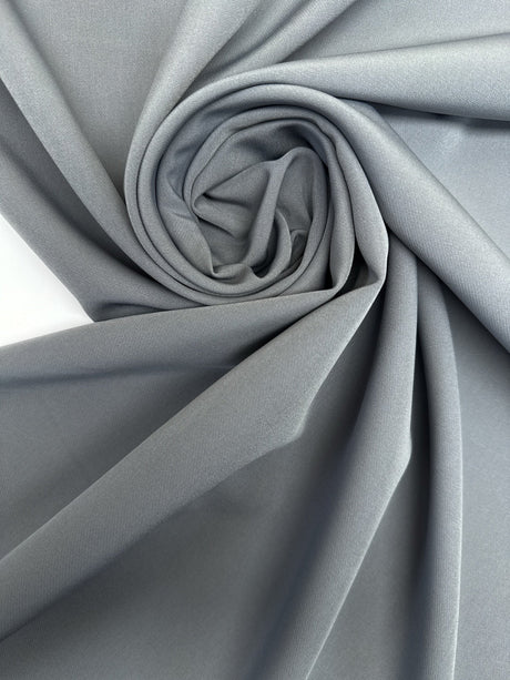 Gray Polyester Elastane Woven