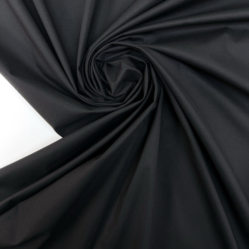 Brown Stretch Cotton Viscose Fabric