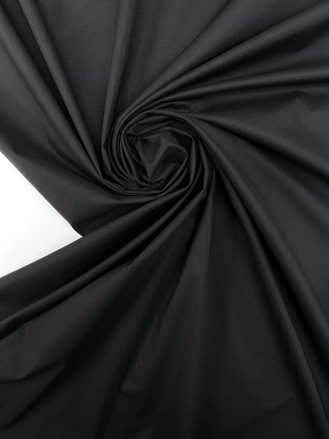 Brown Stretch Cotton Viscose Fabric