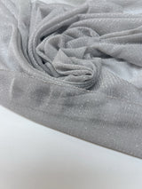 Silver Lurex Knitted Fabric