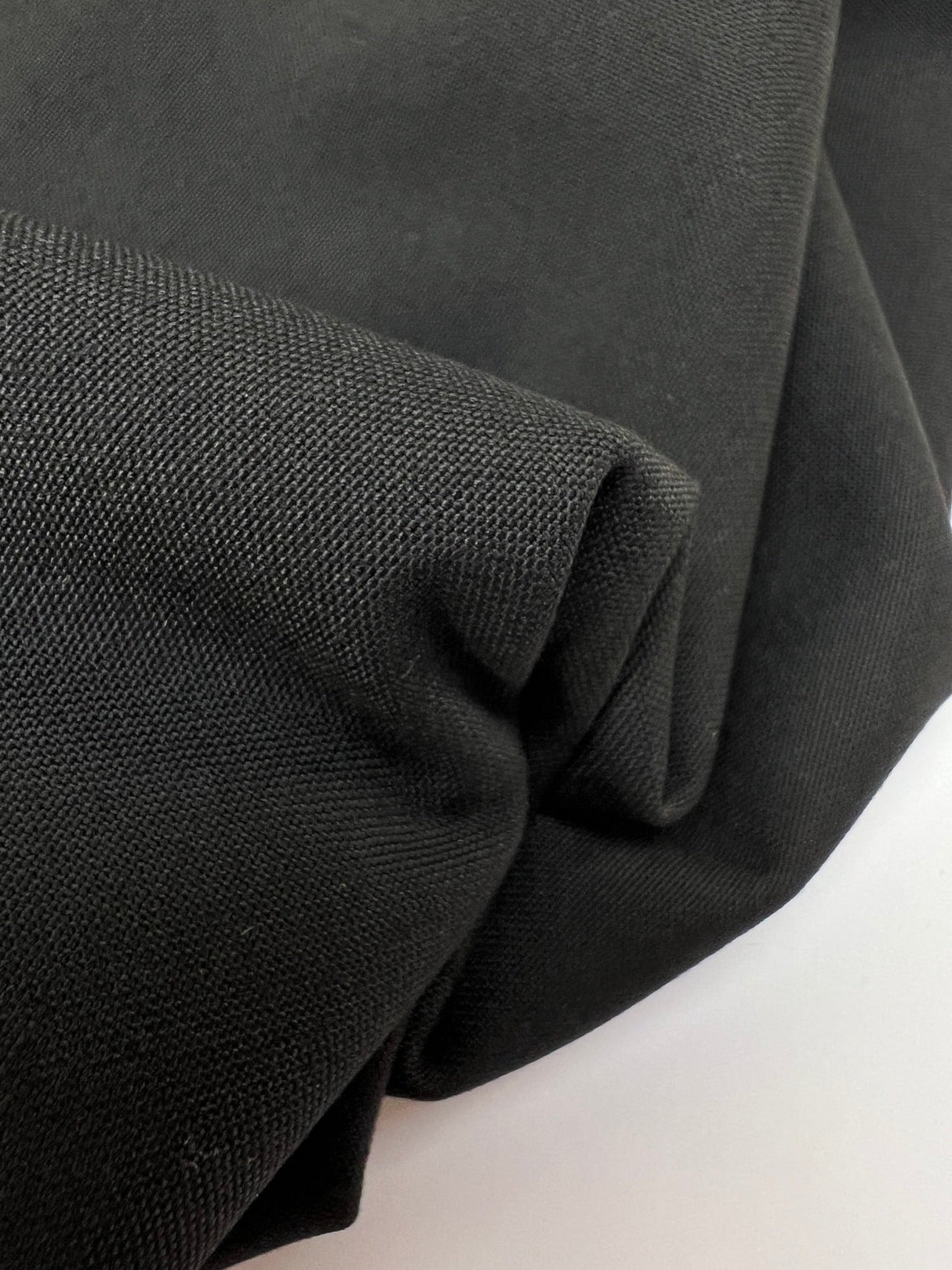 Black Polyamide Polyester Knitted Fabric