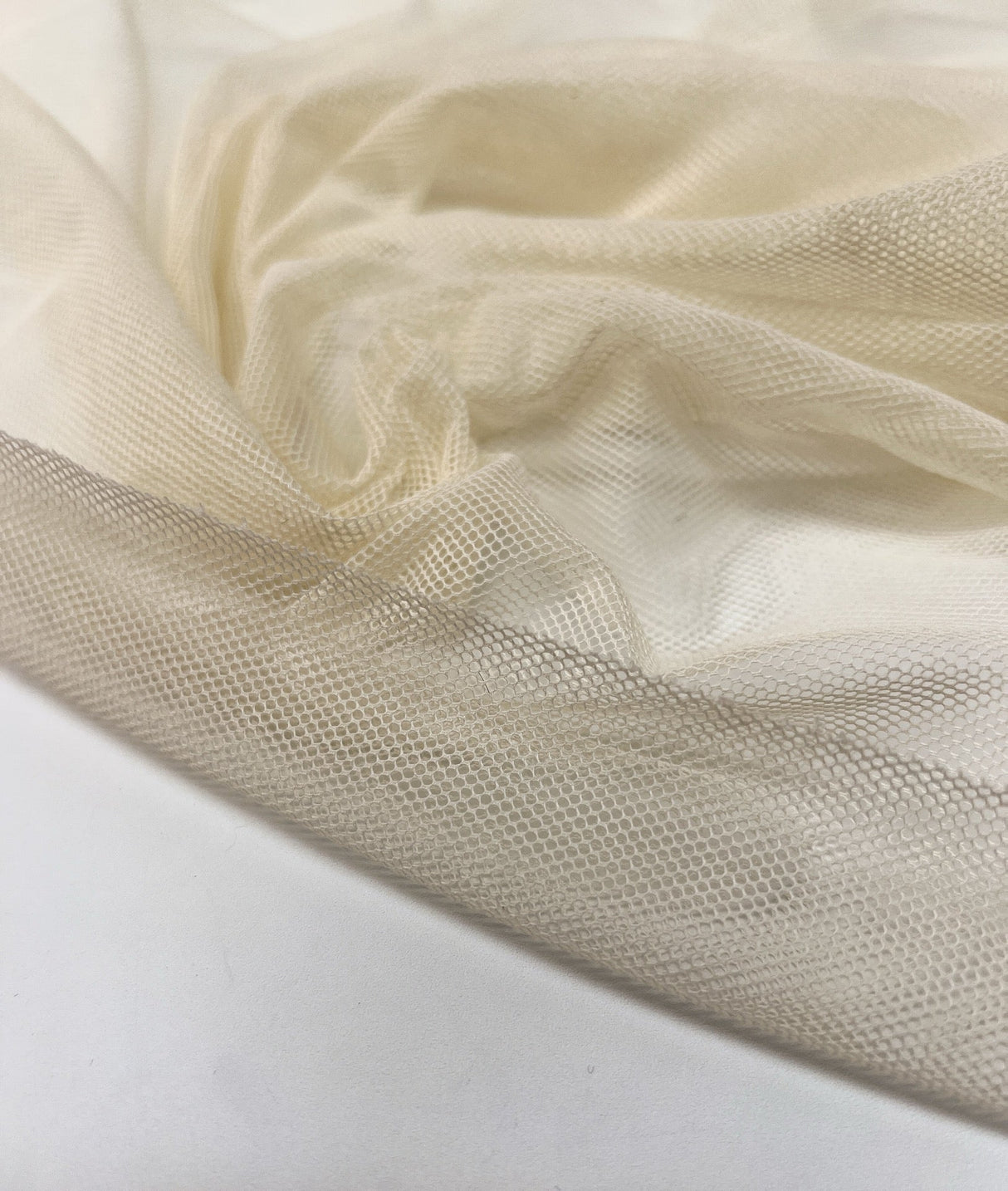 Cotton Stretch Mesh Beige