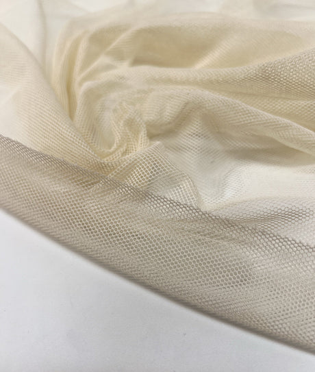Cotton Stretch Mesh Beige