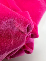 Pink Velour Knitted Fabric