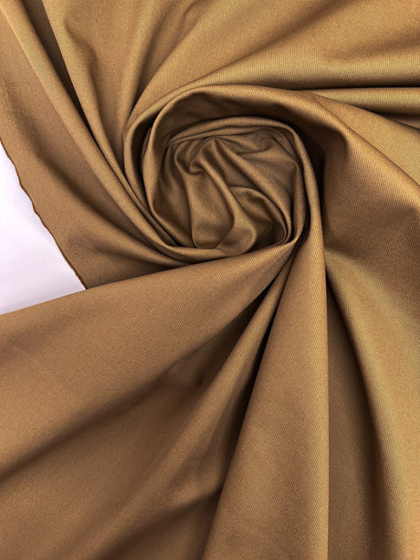 Cotton Gabardine Brown