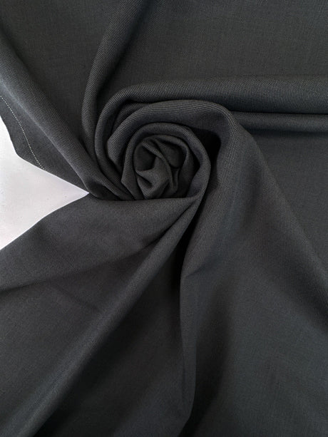 Gray Wool Polyamid Suit Fabric