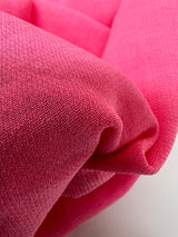 Pink Polyester Elastane Crepe