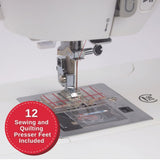 SINGER C7290Q Sewing Quilting Machine - Computerized, Extension Table, 400 Stitch Applications (1 Unit)