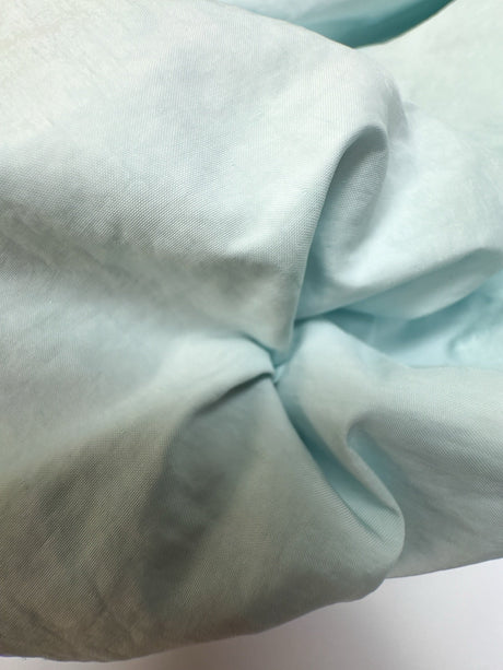 Polyamide Ripstop Crinkled Checked Blue