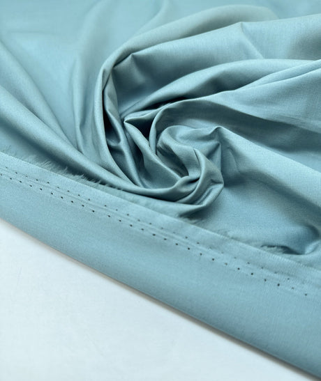 Blue Viscose Elastane Woven