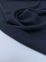 Polyamide Elastane Crinkled Blue Fabric