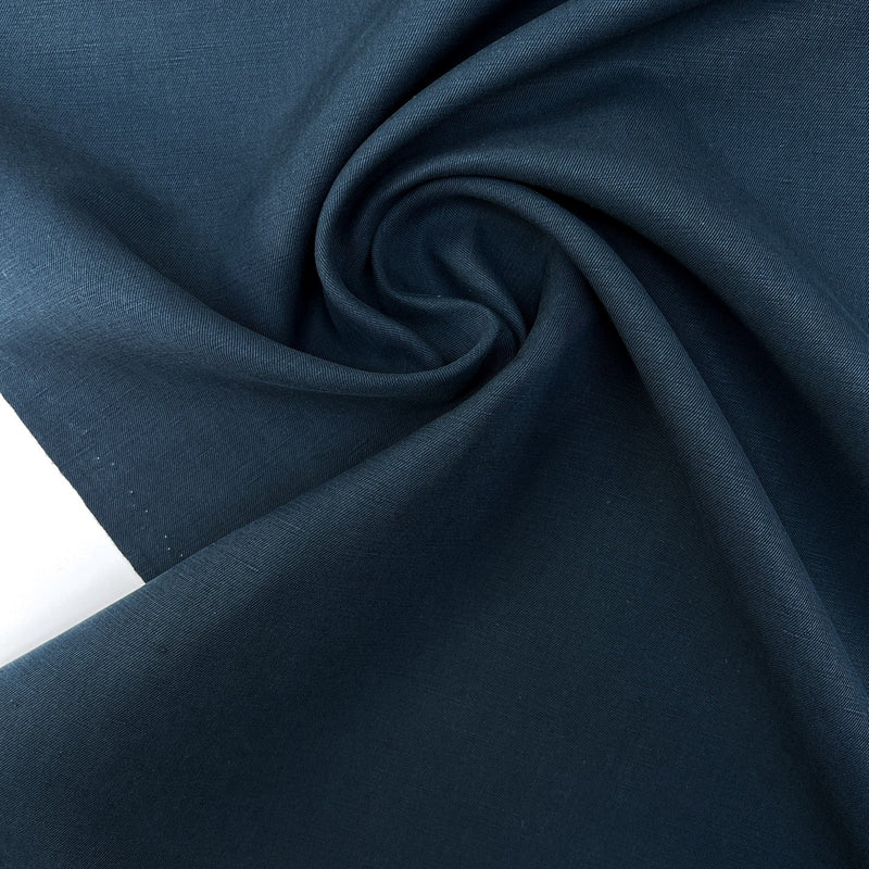 Linen Twill Suit Fabric Blue