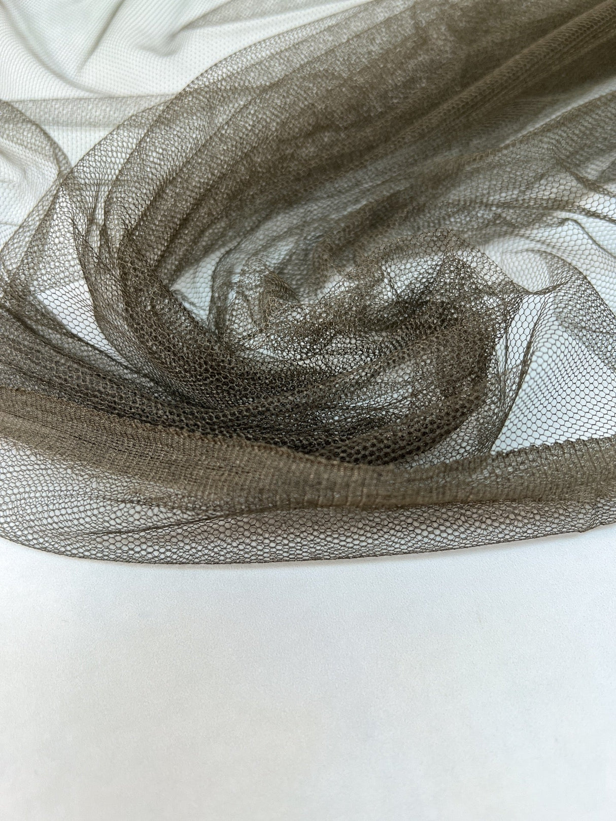 Polyester Mesh Degradé Brown-Green