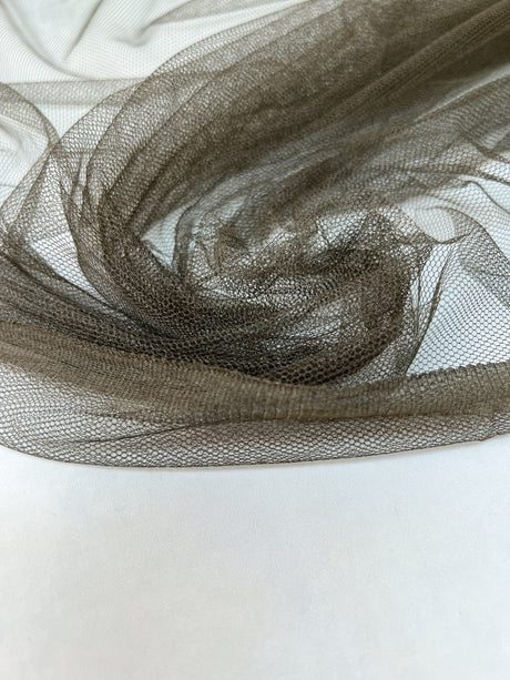 Polyester Mesh Degradé Brown-Green