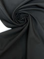 Wool Polyester Gabardine Gray-Black
