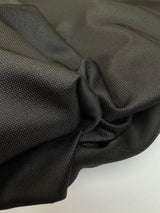 Black Twill Blend Suit Fabric