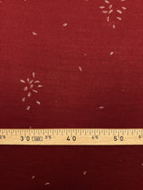 Acrylic Knitted Fabric Printed Red