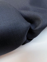 Wool Elastane Fabric Blue Black