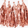 Foil Tassel Garland Rose Gold