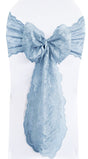 Lace Chair Sash 9x108 Dusty Blue