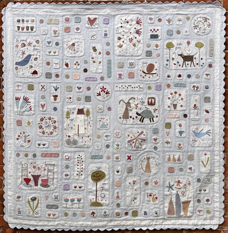 Quilt Pattern A Day In HappyLand 55in x 56in