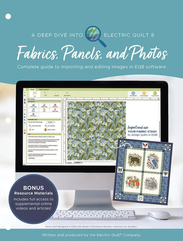 Electric Quilt 8 Fabric Import Guide Book