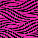 Nylon Spandex Zebra Flock Hologram Fabric