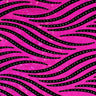 Nylon Spandex Zebra Flock Hologram Fabric