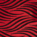 Nylon Spandex Zebra Flock Hologram Fabric
