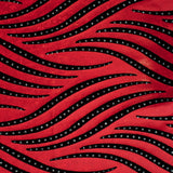 Nylon Spandex Zebra Flock Hologram Fabric