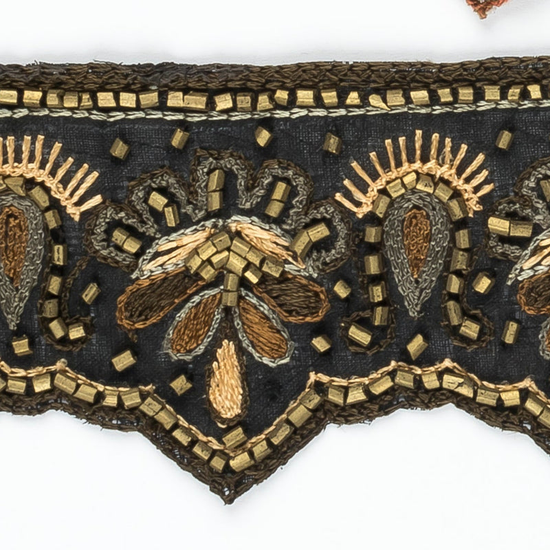Beaded Trim Handcrafted Decorative 1"
