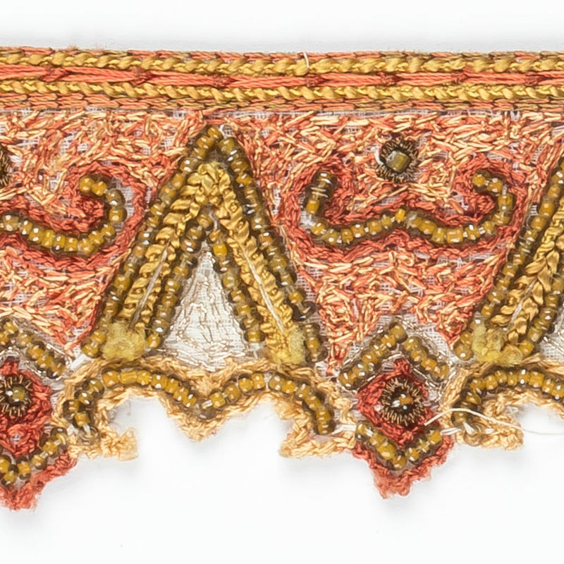 Beaded Sew-On Floral Trim 1 Inch