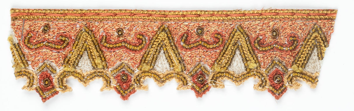 Beaded Sew-On Floral Trim 1 Inch