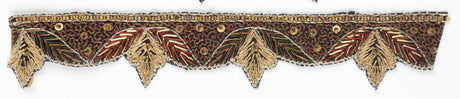 Beaded Trim Hand-Crafted Indian Patterned