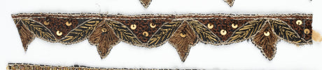 Beaded Trim Hand-Crafted Indian Patterned