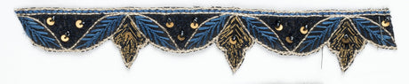 Beaded Trim Hand-Crafted Indian Patterned