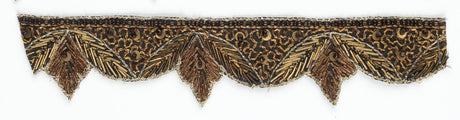 Beaded Trim Hand-Crafted Indian Patterned