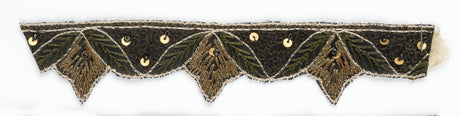 Beaded Trim Hand-Crafted Indian Patterned