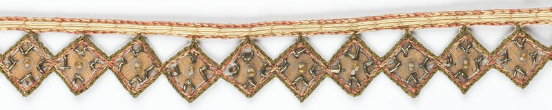 Diamond Sequins Trim Sew-On Border