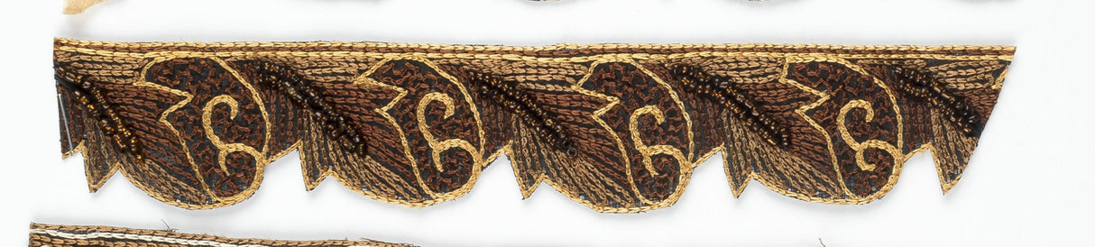 Embroidered Beaded Indian Trim