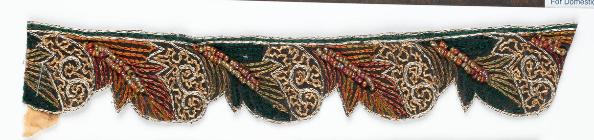 Embroidered Beaded Indian Trim