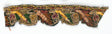 Beaded Floral Indian Trim Multicolor Sew-On