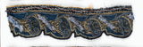 Beaded Floral Indian Trim Multicolor Sew-On