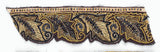 Beaded Floral Indian Trim Multicolor Sew-On