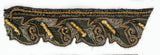 Beaded Floral Indian Trim Multicolor Sew-On